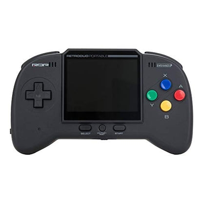 Retro-Bit RDP 2 in 1 Portable Handheld Console System - for NES and SNES Games - Black
