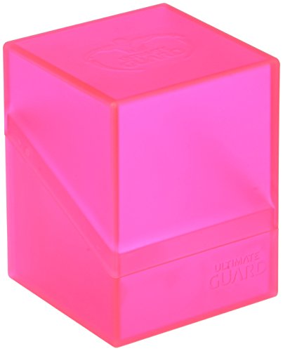Ultimate Guard Boulder 100+ Classic, Deck Case for 100 Double-Sleeved TCG Cards, Rhodonite, Secure & Durable Storage for Trading Card Games, Soft-Touch Finish - color: Rhodonite, size: 100+