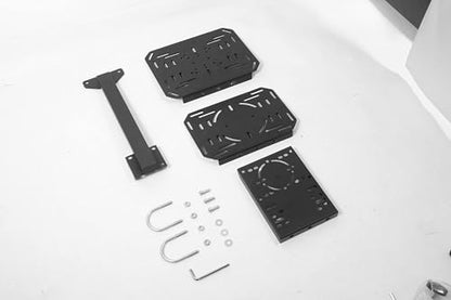 Minneer Gaming Controller/Joystick Platform Accessories of 50mm Round Tube Flight Simulator Cockpit Fit for Dardoo/Anman/Marada Stand X52/X56/Thrustmaster A10C Hotas Warthog U-Lock Three Platforms
