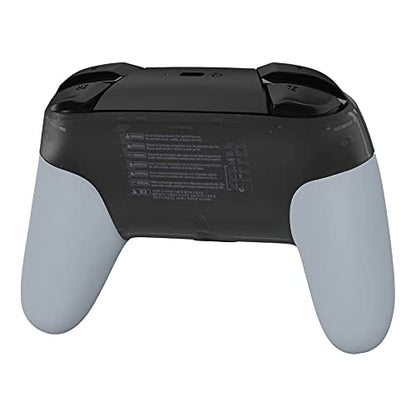 eXtremeRate New Hope Gray Replacement Handle Grips for Nintendo Switch Pro Controller, DIY Custom Hand Grip Shell for Nintendo Switch Pro Controller - Controller NOT Included - color: New Hope Gray