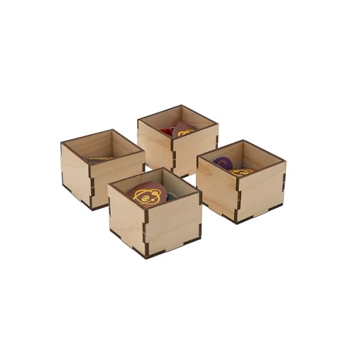 The Broken Token Dune Imperium Uprising Compatible Game Organizer - Wood Storage Box with Multiple Trays for Cards, Tokens & More - Wooden Game Organizer - style: Dune Imperium Uprising