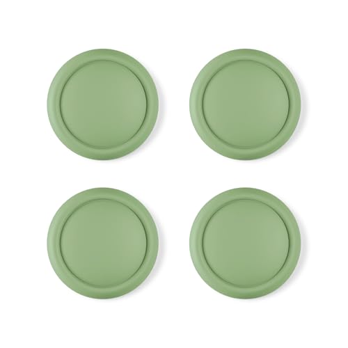 PlayVital Thumb Grips for Nintendo Switch 2, 4-Pack Silicone Joystick Caps for Joycon 2, Cute Accessories Comfort Thumbstick Grip Covers - Matcha Green - color: Matcha Green