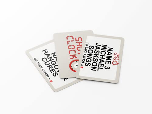 Shot Clock - Black Owned Drinking Card Games for Adults Urban Trivia Game - Great Drinking Games for Adults Party Shots A Fast Moving Intoxicated Card Game