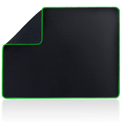 Wolaile Large Computer Mouse Pad for Desk-Green Stitched Edge-50x17 inches - color: Green, size: 50"x17"