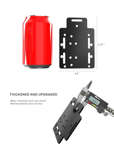 Desk/Chair Mount Bracket Plate for Racing Shifter, SIM Racing Game G25/27/29 T500 Windows 14 Bit Pc Usb Game Compatible with USB Handbrake,Logitech Driving Force Shifter,Thrustmaster TH8A Shifter & SIM Racing Games,Simagic DS-8x Sim/Fanatec ClubSport Raci