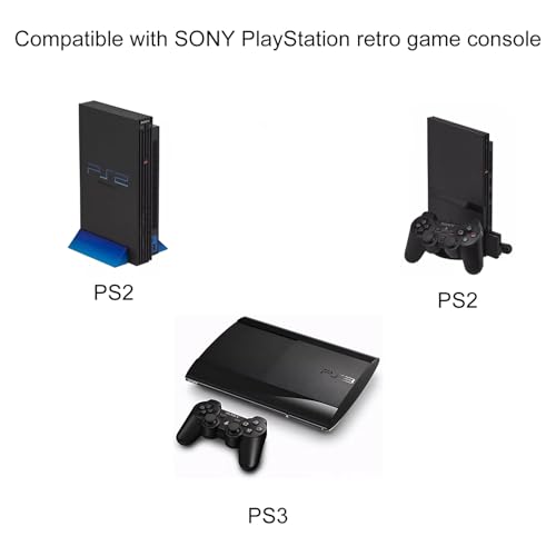 PS2 to HDMI Adapter HD-Link Cable Support ON/Off Switch, Converter PS3 Video Signal to HDMI Signal with True Ypbpr HD Signal Output (100% Improve Video Quality for PS2 and PS3) - style: PS3 HDMI Converter