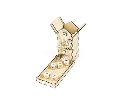 Chickadee Dice Tower | Compact folding dice tower | Standalone dice tower or a replacement for the dice tower in the Wingspan board game