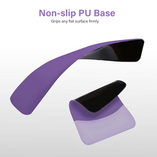MOSISO Wrist Rest Support Mouse Pad & Keyboard Set, Imperial Purple | Rectangular Ergonomic Mousepad, Non-Slip Base, Home/Office Pain Relief & Easy Typing, Neoprene Cloth & Raised Silicone Lining - color: Imperial Purple