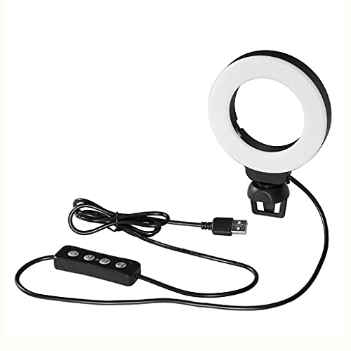 Video Conference Light 4'' 10cm Selfie for Laptop PC Webcam with Clip