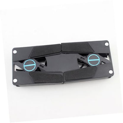 2pcs USB Laptop Cooling Pad Dual Fan Cooler Stand for Gaming Notebooks, Foldable Ventilated Cooler Suitable for Travel and Office Use