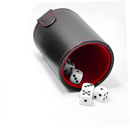 FAVOMOTO 3pcs Double Silent Dice Cup for Dice Storage for Ktv Bar Games and Parties