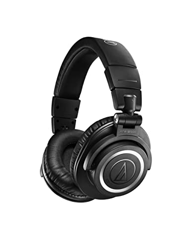 Audio Technica ATH-M50XBT2 Black Total Wireless On-Ear Headphones with 3 Year Amber Protection Plan (2021)