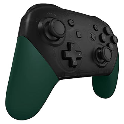 eXtremeRate Racing Green Replacement Handle Grips for Nintendo Switch Pro Controller, Soft Touch DIY Hand Grip Shell for Nintendo Switch Pro Controller - Controller NOT Included - color: Racing Green