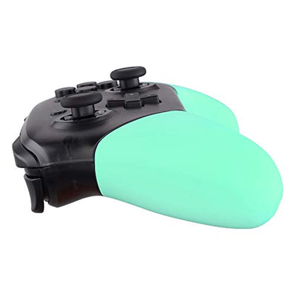 eXtremeRate Mint Green Replacement Handle Grips for Nintendo Switch Pro Controller, DIY Custom Hand Grip Shell for Nintendo Switch Pro - Controller NOT Included - color: Mint Green
