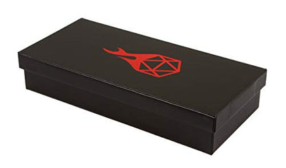 Forged Dice Co. Citadel Dice Tray, Tower and Storage - Perfect for DnD and RPG Gaming - color: Red