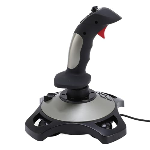SENECESLI Game Flight Joystick with Vibration, Multi Functional Buttons, Comfortable Grip, for 7 8 10 11. Easy Connection