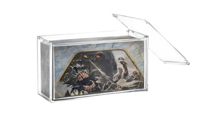 Acrylic Display Case for Magic: The Gathering Booster Boxes, Clear Protective Hard Case with Removable Lid, Fits Standard MTG Sealed Boxes