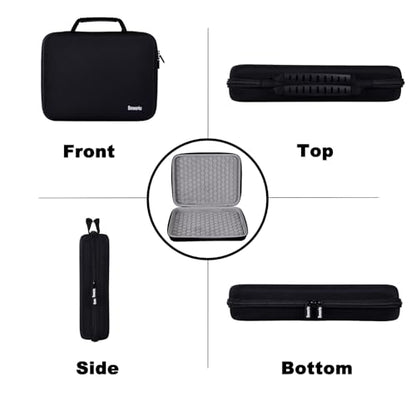 Banworks Hard Shell Travel Case for Arturia MicroFreak Hybrid Synthesizer, 1000D Water-Resistant Nylon Oxford, Shockproof Protective Bag Storage/Carrying Case JT/HCQSNB-13 (Case Only, 1 Piece) - size: For Arturia MicroFreak