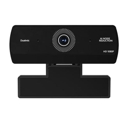 Webcam for PC, HD 1080P USB Plug-and-Play Computer Web Camera, High Definition Webcam for Desktop Laptop, Ideal for Online Class, Video Conference, Live Streaming & Gaming - color: 1080P-black