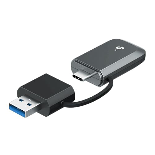 TP-Link Archer TBE230U BE3600 USB Wi-Fi 7 Adapter for Desktop PC, Dual-Band USB Wireless Adapter, USB-C & A 3.0, Plug and Play, WPA3 | MLO, Win 11/10 Compatible，No Support for 6GHz, Linux, or Android - style: BE3600, WiFi 7