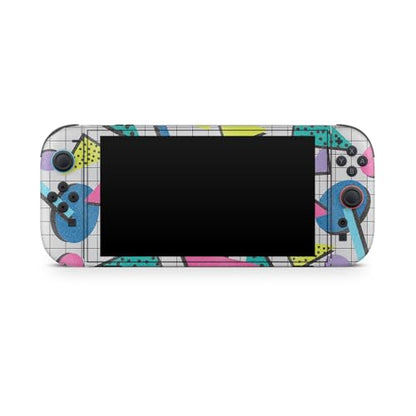 Glossy Glitter Gaming Skin Compatible with Nintendo Switch 2 Console Only - Awesome 80s - Premium 3M Vinyl Protective Wrap Decal Cover - Easy to Apply | Crafted in The USA by MightySkins - color: Awesome 80s, size: Switch 2 Console Skin Only, style: Gloss