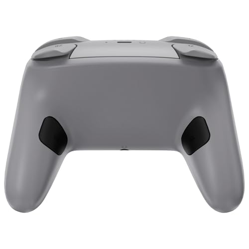 eXtremeRate Replacement Bottom Shell for Nintendo Switch 2 Pro Controller, Custom DIY Rear Plate Back Housing Cover Case for Switch 2 Pro Controller - New Hope Gray - color: New Hope Gray