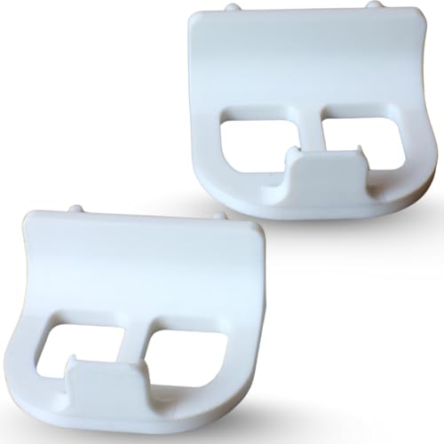 2 Universal Game Controller Mounts Compatible with IKEA SKADIS (White) - color: White