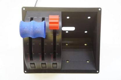 Dual Flush Mount Adapter for Saitek/Logitech Flight Sim Throttle Quadrant Cradle