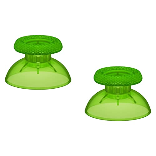 eXtremeRate Clear Green Replacement Thumbsticks for PS5 Controller, Custom Analog Stick Joystick for PS4 Controller Universal - color: Clear Green