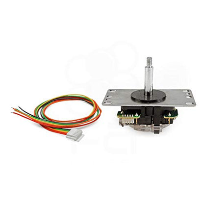 Sanwa JLF-TP-8YT Joystick + Sanwa 8 pcs OBSF-30 Push Button Bundle Kit Color : Yellow - for Arcade Game 4 & 8 Way Adjustable, Compatible with Catz Mad SF4 Tournament Joystick S@NWA - color: Yellow