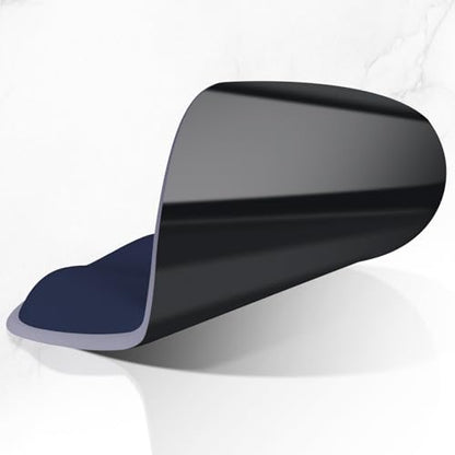 ITNRSIIET Ergonomic Mouse Pad with Wider Memory Foam Wrist Rest +17% - Curved Cushion Reduces Pressure 20%, Pain Relief, Non-Slip, Smooth, Cute Colors, 9.85 x 9 in, Gray Blue Gradient - color: Gray Blue Gradient