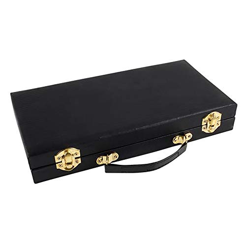 The Dreidel Company Board Games, Chess, Backgammon, Cards, Checkers, Dominoes, Cribbage, 6-in-1 Travel Case, 11" Inch