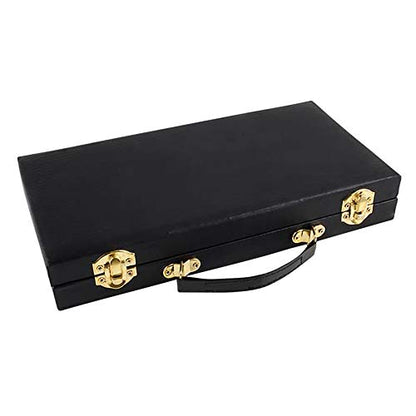 The Dreidel Company Board Games, Chess, Backgammon, Cards, Checkers, Dominoes, Cribbage, 6-in-1 Travel Case, 11" Inch