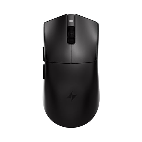 ATK Blazing Sky X1 V2 Ultimate Wireless Gaming Mouse, PAW3950 Ultra Sensor, DPI up to 42,000, 54g Lightweight, 8K Polling, 800 Hr Battery Life, All-New Nano Coating, Dual-Mode 2.4G/Wired - Black - color: Black, style: Ultimate