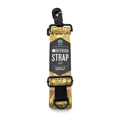 Rollacrit Gelatinous Cube 55-inch Bag Strap - Nylon Strap for Bag of Holding Messenger Bag, Purses, Cross-body bags, game bags - style: Journey