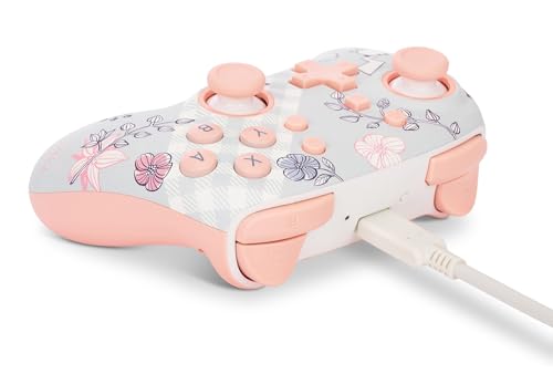 PowerA Nano Enhanced Wireless Controller for Nintendo Switch - Pikachu Garden, mini, portable, gamepad, motion controls, bluetooth - color: Pikachu Garden