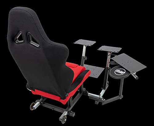 SimFab Modular Flight Simulator Cockpit For General, Civil and Commercial Aviation, MSFS Edition, Compatible With Logitech, Honeycomb, Turtle Beach, CH Products (Black) - color: black
