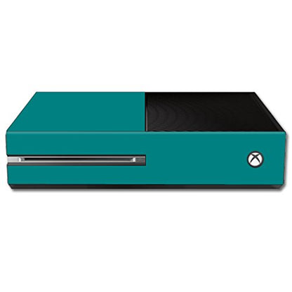 MightySkins Skin Compatible with Microsoft Xbox One - Solid Teal | Protective, Durable, and Unique Vinyl Decal wrap Cover | Easy to Apply, Remove, and Change Styles | Made in The USA - color: Teal