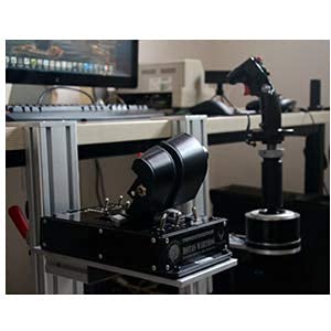 MEZA MOUNT-Desk Mount Compatible with Thrustmaster HOTAS Warthog Joystick and Throttle-with All Installation Bolts ＆ Install Manual (Renewed)
