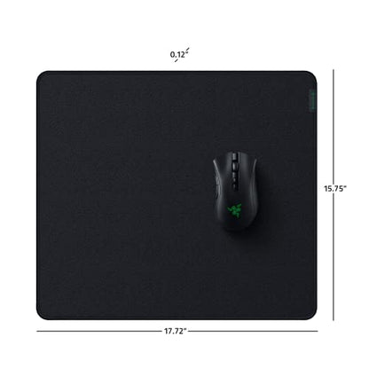 Razer Strider Hybrid Mouse Mat with a Soft Base & Smooth Glide: Firm Gliding Surface - Anti-Slip Base - Rollable & Portable - Anti-Fraying Stitched Edges - Water-Resistant - Large - Quartz Pink - color: Quartz Pink, size: 15.8L x 17.7W inches