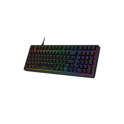 HyperX Eve 1800 – Gaming Keyboard, 1800 Form Factor,10 Zone Customizable RGB Lighting, Built-in Media Buttons, Membrane Switches, – Black - size: Compact