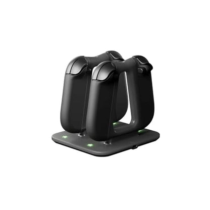 GENKI Dual Wield – Charging Station Compatible with Nintendo Switch 2 Controllers, with Delta Grips, 4-Port Magnetic Dock, USB-C Fast Charging & LED Indicators, Multiplayer Game Accessories