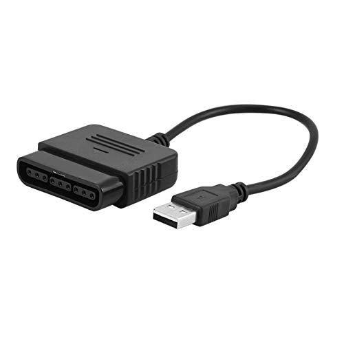 PS2 to PS3 Adapter, 20cm USB Cable PS2 to PS3 Video Game Controller Adapter Converter for PS3 Compatible with PS3 Console and PC
