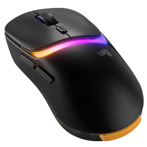 GLORIOUS Gaming Model D3 Wireless Gaming Mouse - InfinitePlay Swappable Battery, 130H Battery Life, 8k Polling, 130M Optical Switches, Ultralight 69g, 30K DPI Optical Sensor, RGB - Black - color: Black, style: Model D3 (Ergonomic)