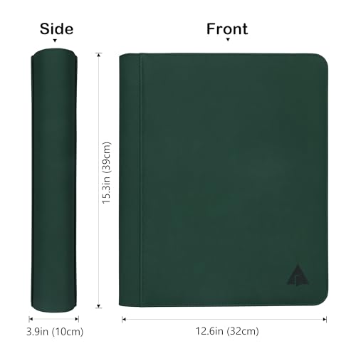 Top loader Binder, Holds 504 Top loaders, 9-Pocket Top Loader Binders with Sleeves for TCG & Sports Cards in 3'' x 4'' Top loaders -Green - color: Green