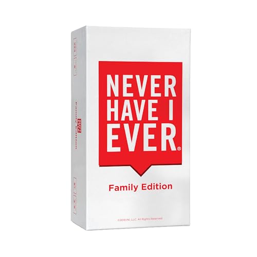 Never Have I Ever | Hilarious Family Card Game with Fun Questions & Crazy Stories | Perfect for Kids, Teens & Adults | Great for Game Nights & Parties | Includes “I Have” & “I Have Never” Paddles! - color: Family Edition