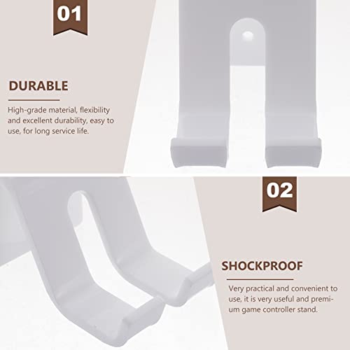 PartyKindom Wall Mount Holder for Controller, Universal Self Adhesive Controller Holder, Headphone Holder Display Stand Accessories Wall-Mounted Hook