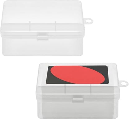 UNO Card Case Holder Designed for Mattel Classic UNO Card Game, Holds 108 Pcs UNO Card for Classic Deck, and so on, 3.93 x 2.6x 1.57 Inch Plastic Playing Card Case Box Storage (NO Cards) | 3.93 x 2.6x 1.57 Inch Plastic Playing Card Case Box Storage (NO Ca