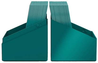Ultimate Guard Boulder Solid 100+, Deck Case for 100 Double-Sleeved TCG Cards, Petrol, Secure & Durable Storage for Trading Card Games, No Transparency - color: Petrol