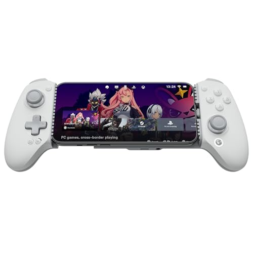 GameSir G8 Plus MFi iPhone Controller, Hall Effect Sticks | Apple MFi Certified USB-C Gaming Controller for iPhone Series, Compatible with iPad Mini & Android, 2 Back Buttons